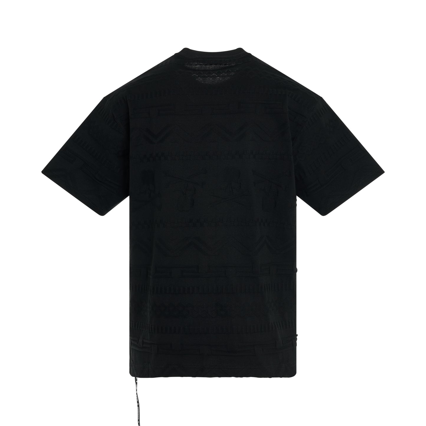 Links Jacquard T-Shirt in Black