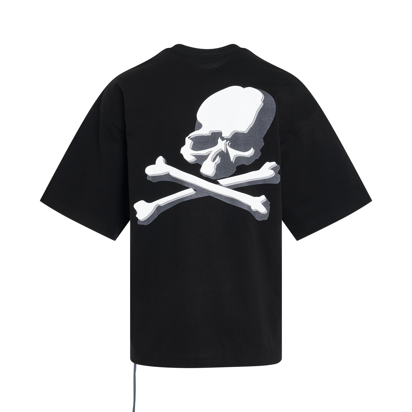 3D Skull Boxy Fit T-Shirt in Black