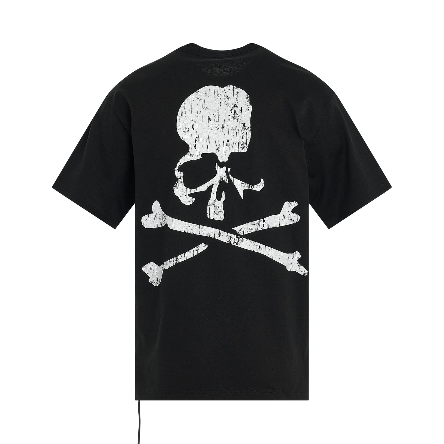 Reflective Skull Logo Regular T-Shirt in Black