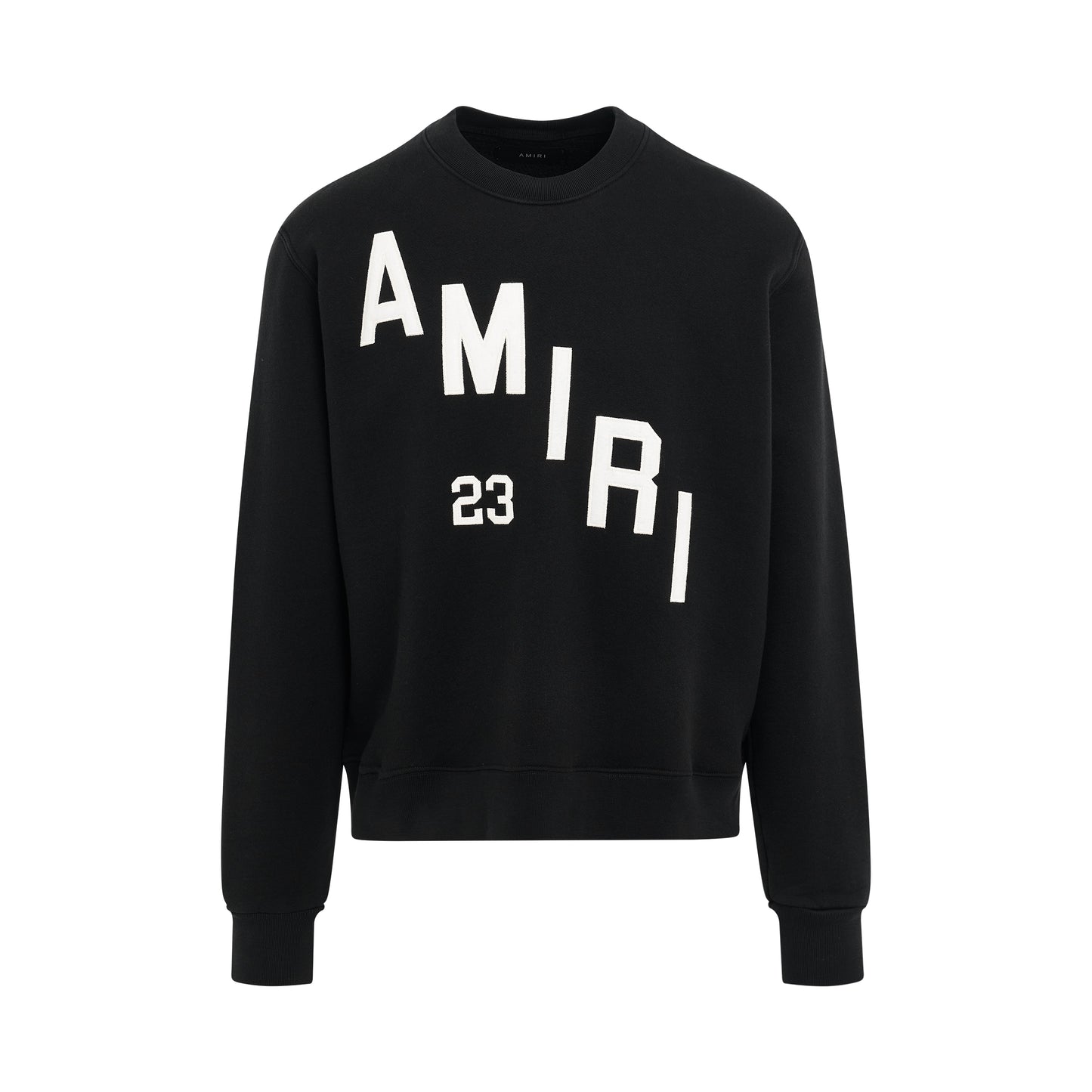 Amiri Hockey Crew Sweatshirt in Black