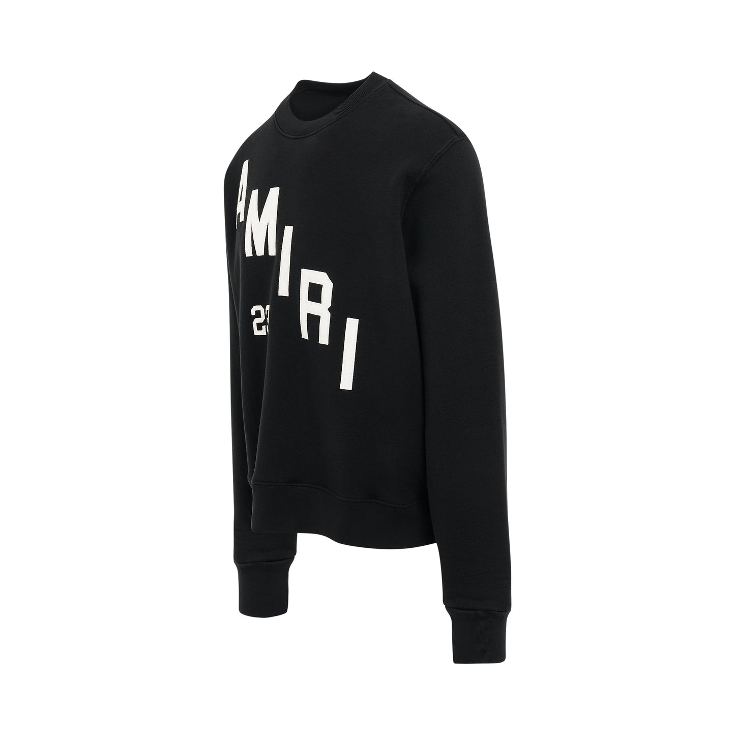 Amiri Hockey Crew Sweatshirt in Black