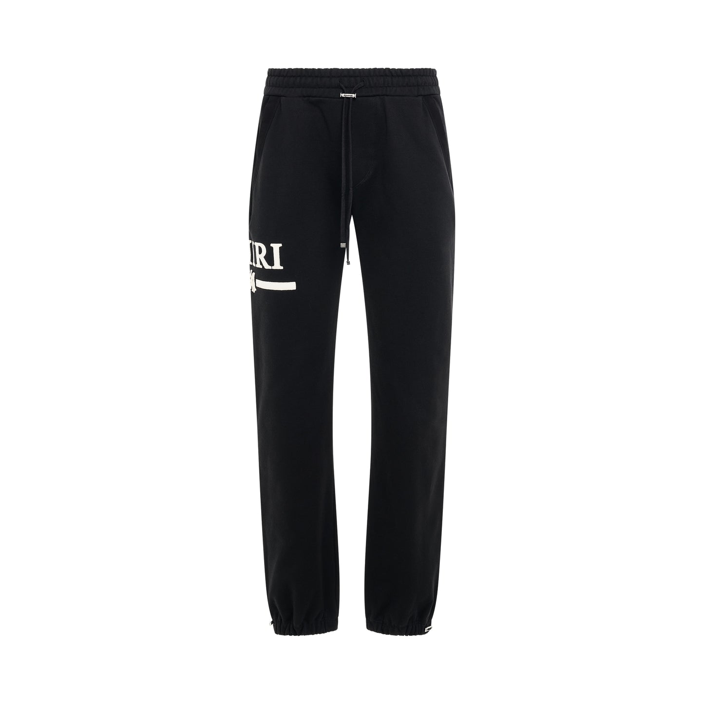 MA Bar Applique Sweatpant in Black