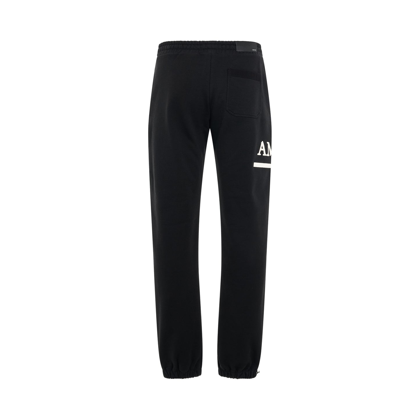 MA Bar Applique Sweatpant in Black