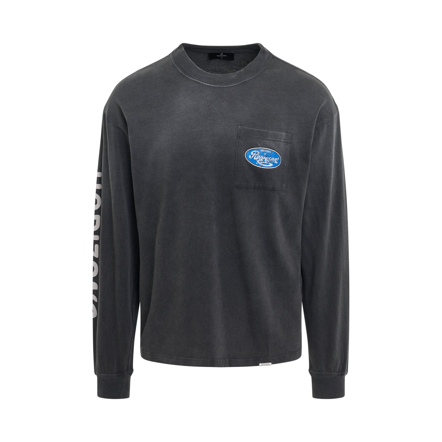 Classic Parts Long Sleeve T-Shirt in Washed Black