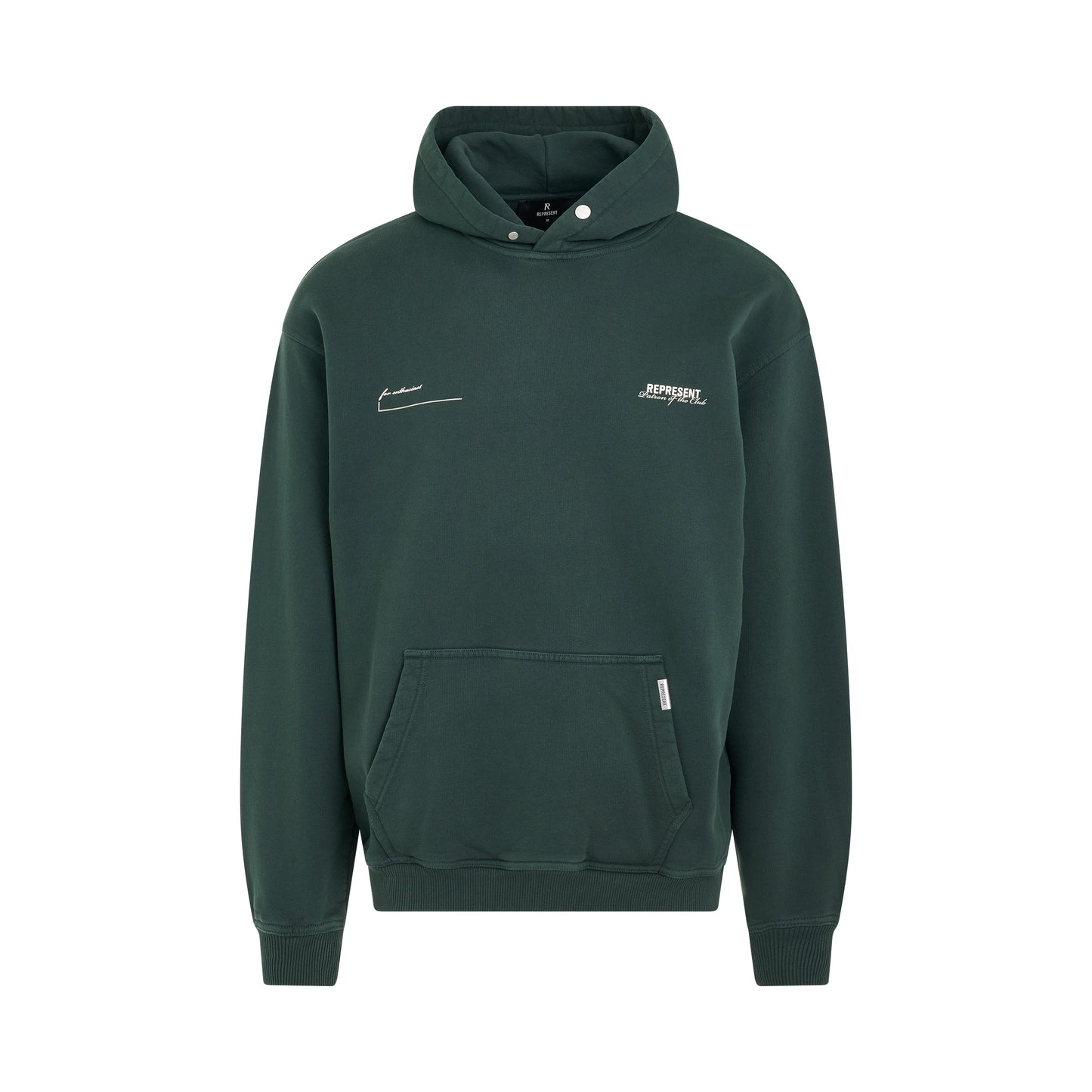 Patron of the Club Hoodie in Forest Green