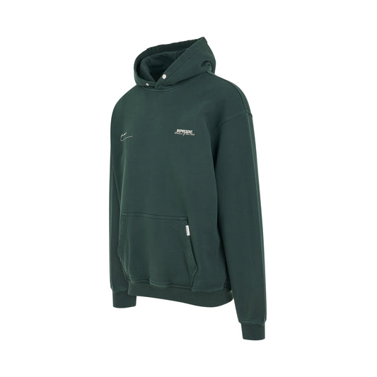 Patron of the Club Hoodie in Forest Green