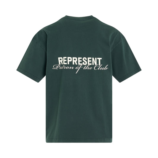 Patron of the Club T-Shirt in Forest Green