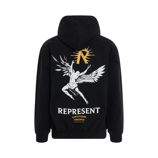 Icarus Hoodie in Jet Black