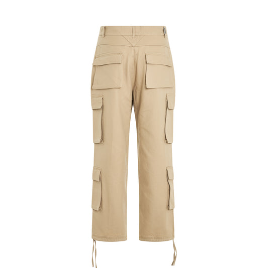 Baggy Cargo Pants in Sandstone