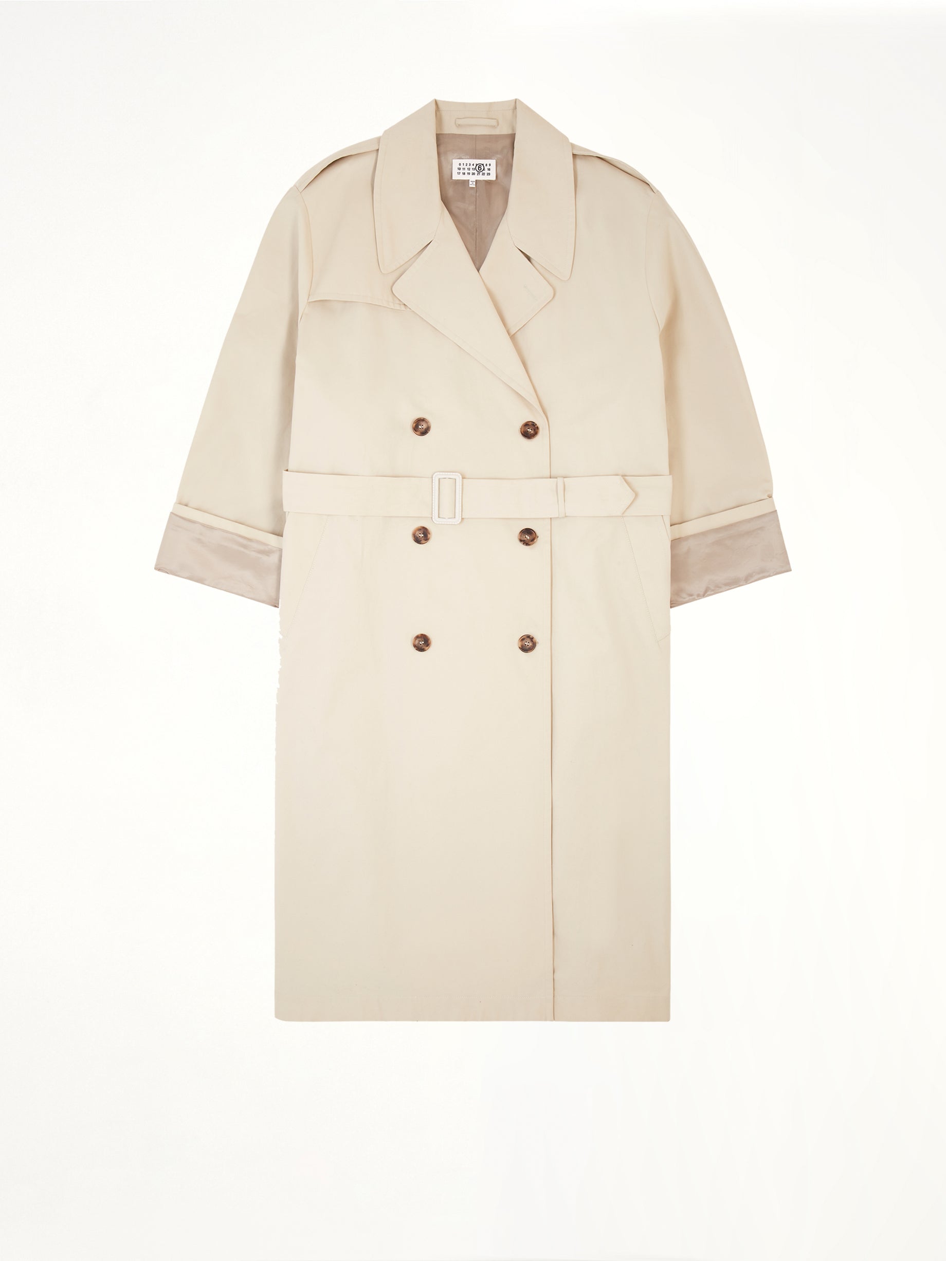 Trench Coat in Ecrù
