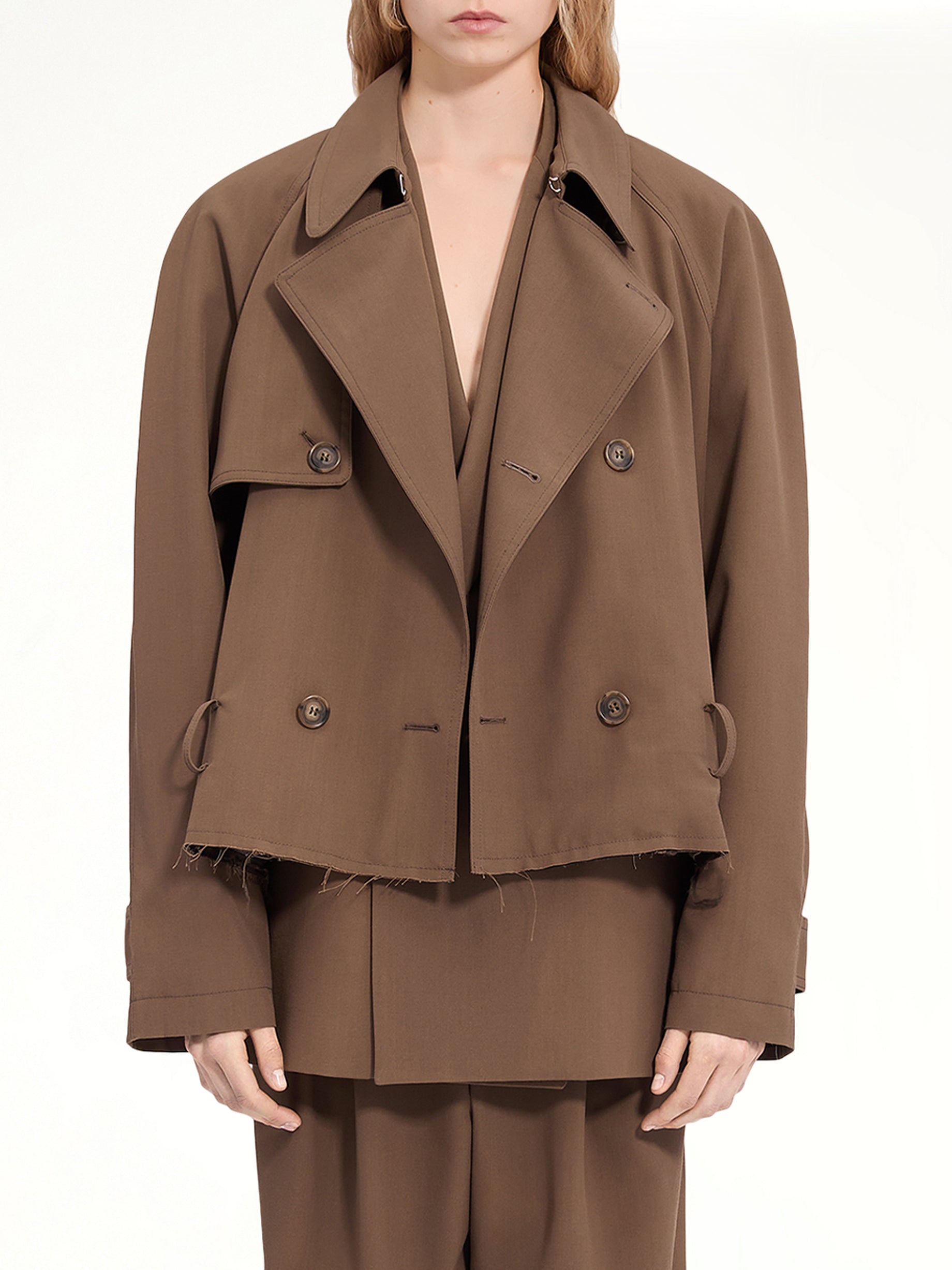 Short Trench in Brown