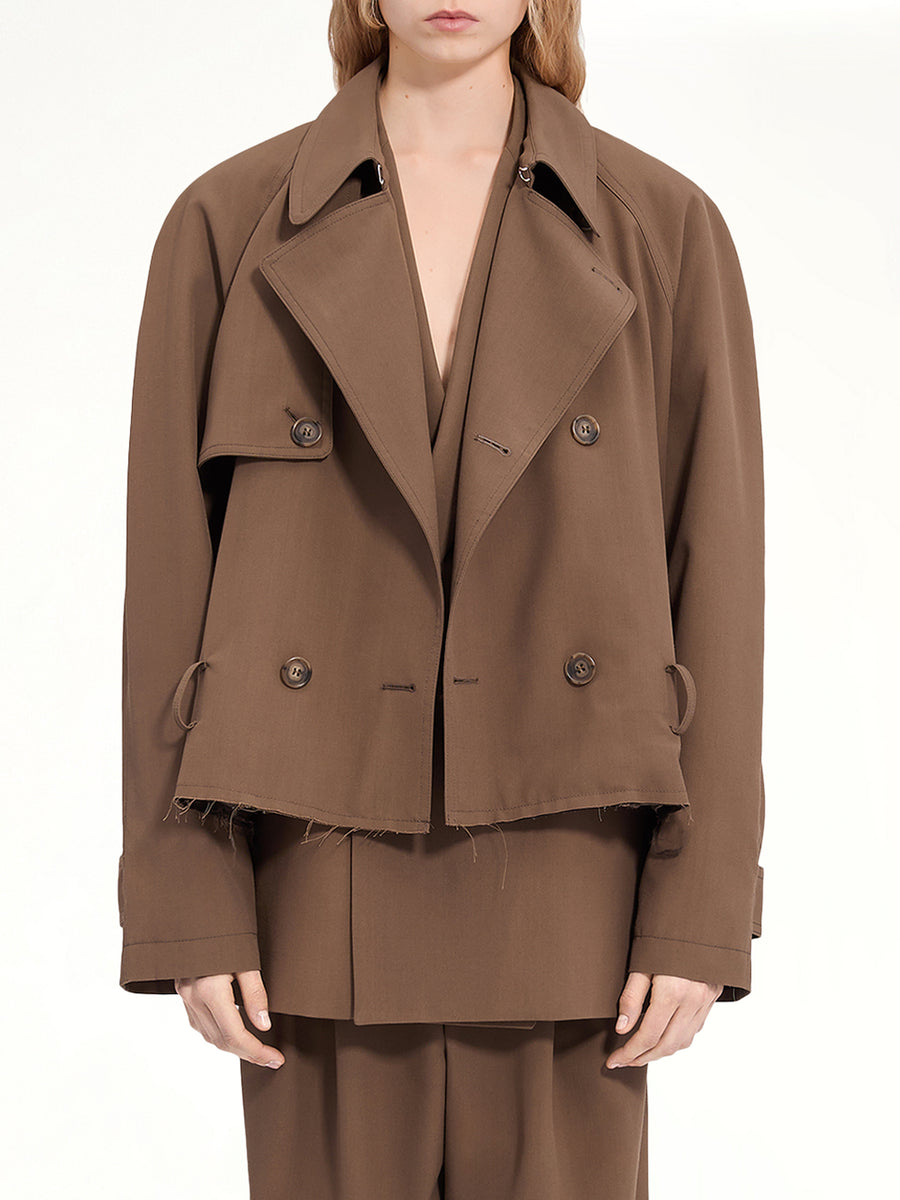 Short Trench in Brown