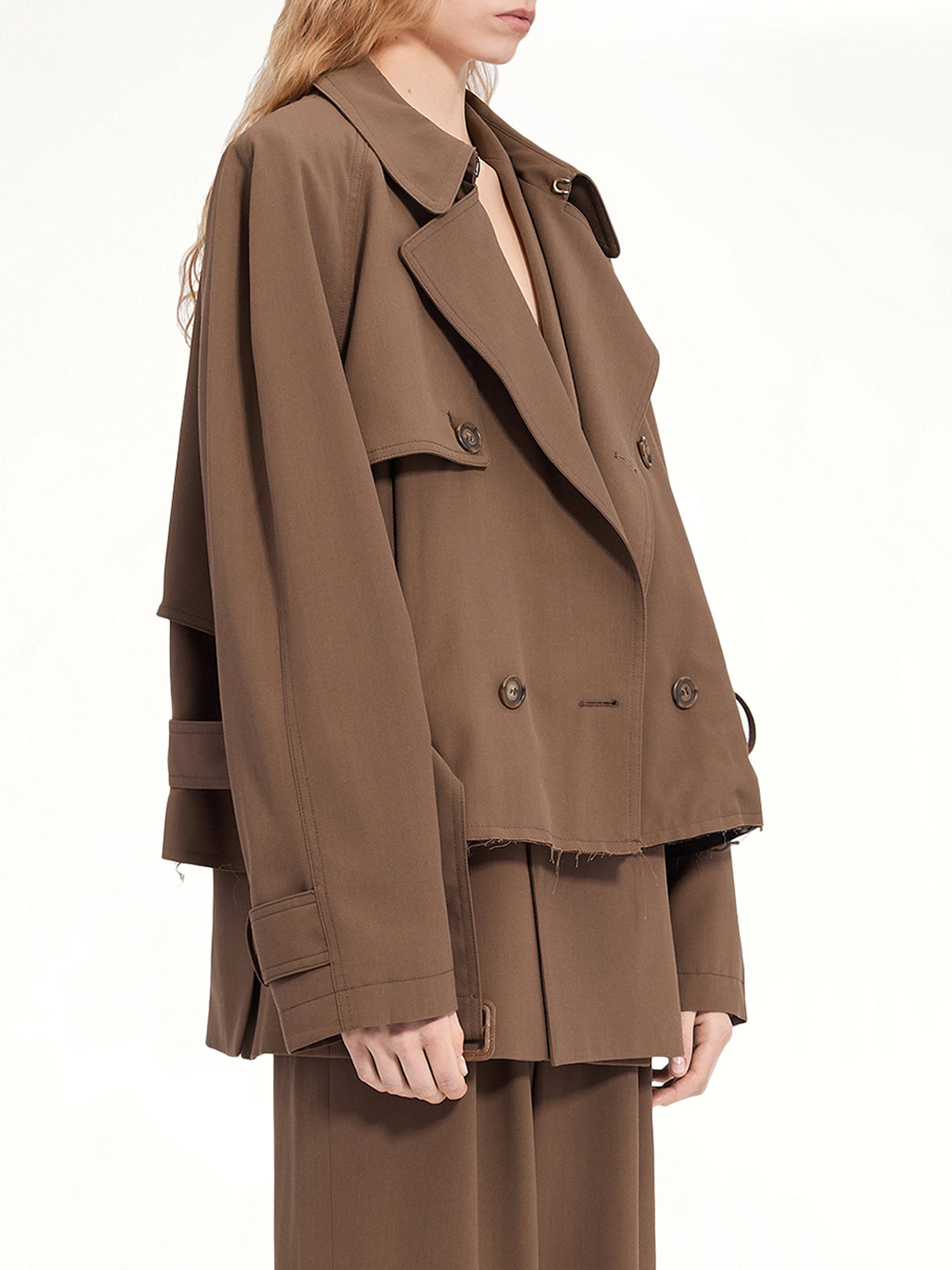 Short Trench in Brown