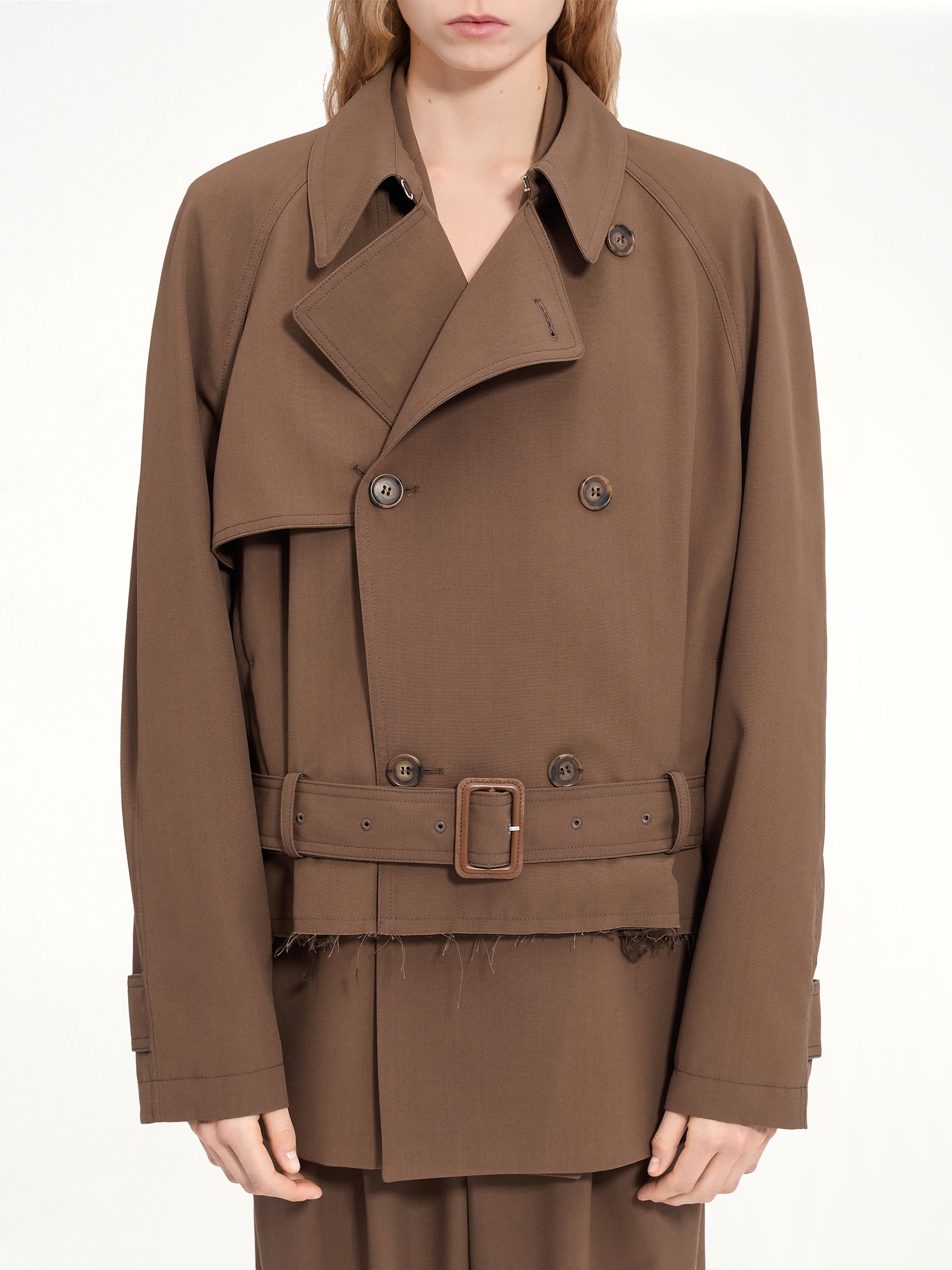 Short Trench in Brown