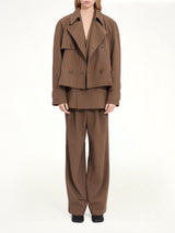 Short Trench in Brown