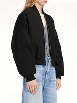 Light Bomber Jacket in Black