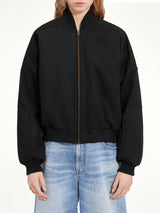 Light Bomber Jacket in Black