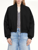 Light Bomber Jacket in Black