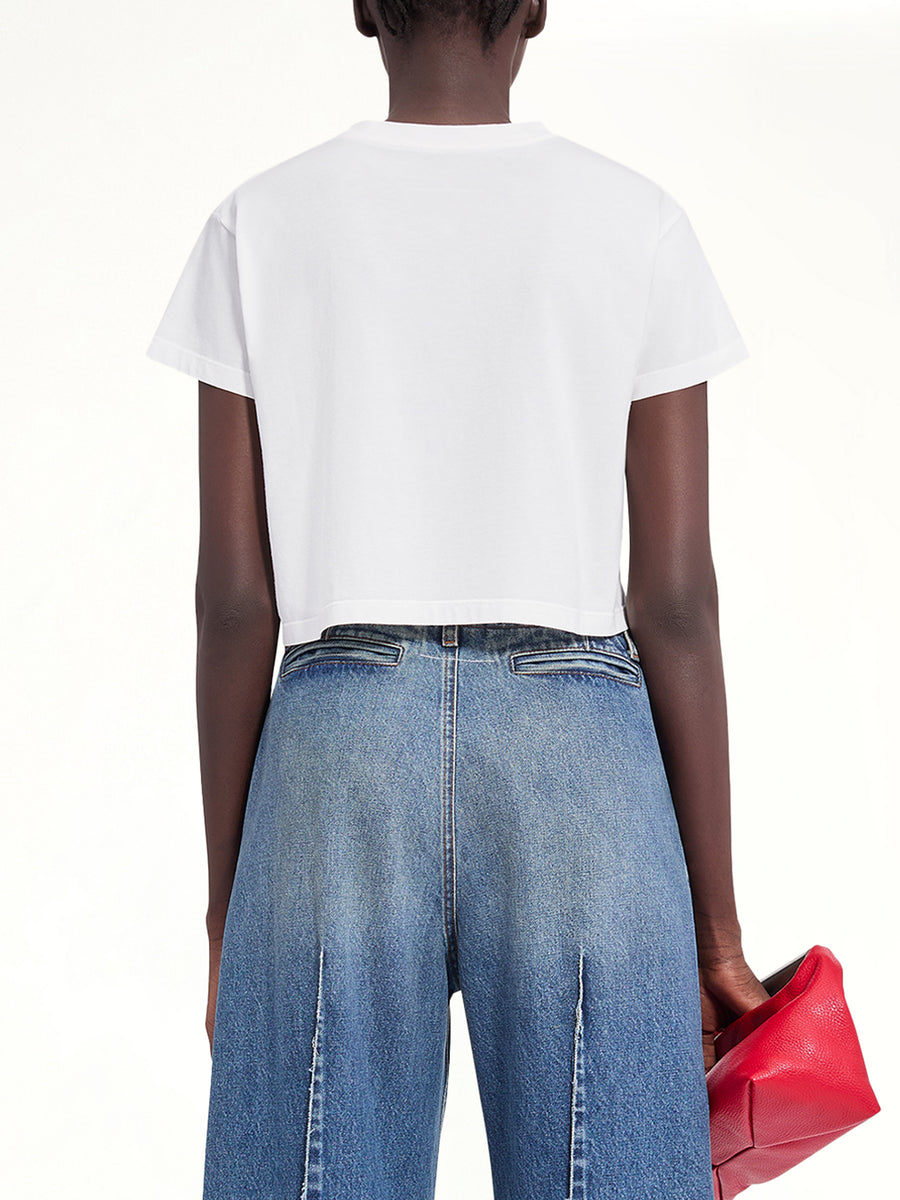 MM6 Logo T-Shirt in Off White