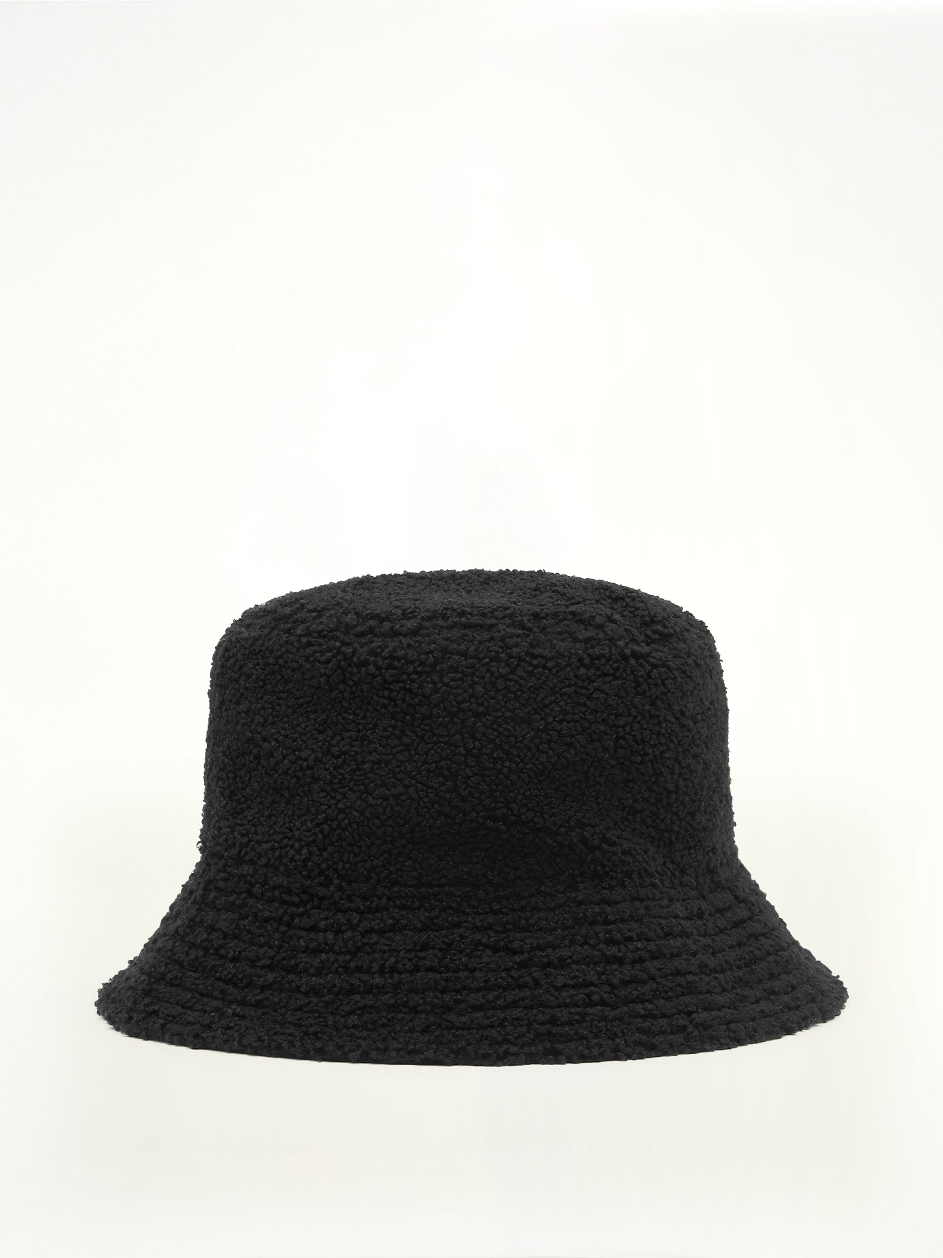 Reversible Teddy Hat in Black