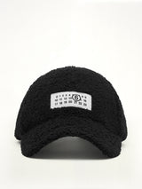 Reversible Teddy Cap in Black