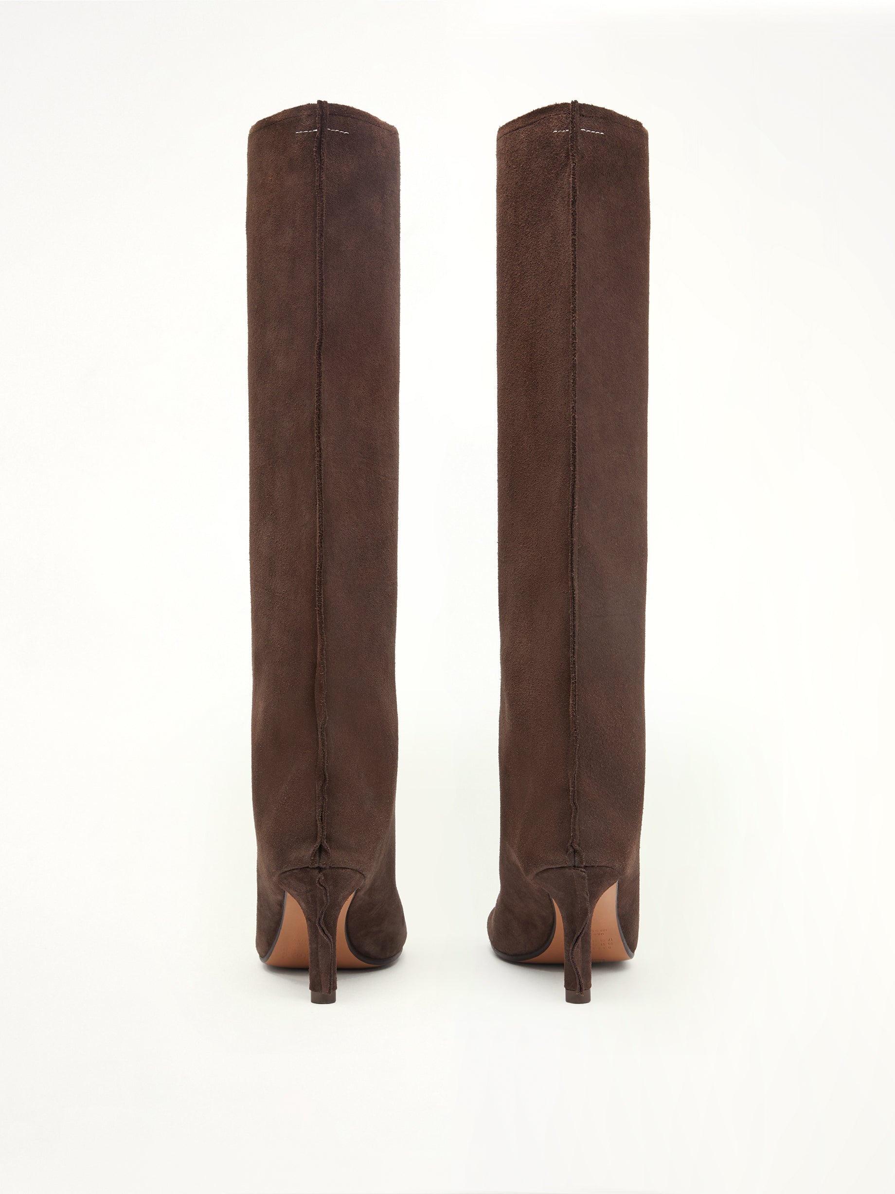 Knee-high Boot in Dark Brown