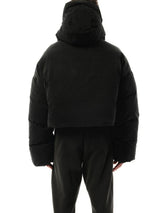 Entire Studios MML Hooded Puffer Jacket in Iron