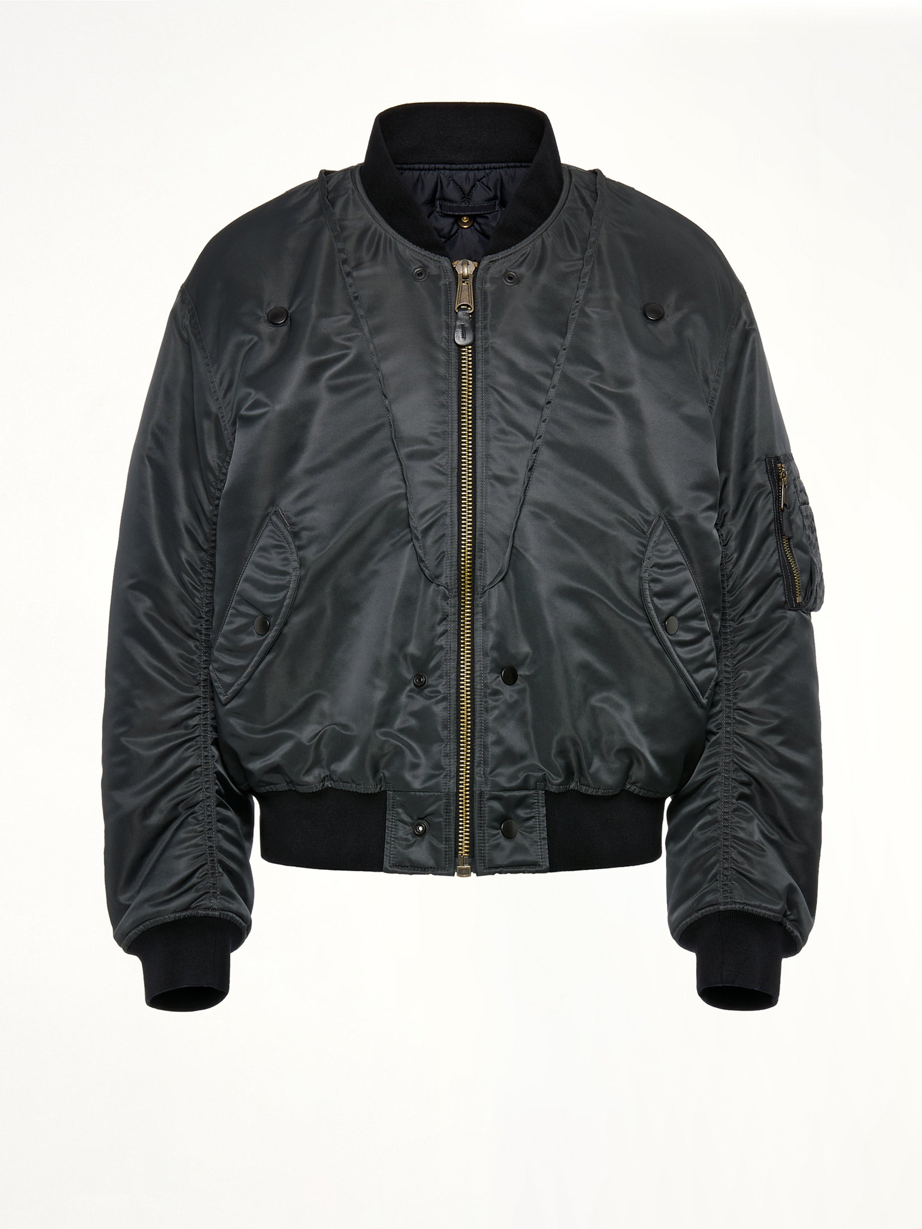 Reversible Bomber in Dark Grey