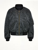 Reversible Bomber in Dark Grey