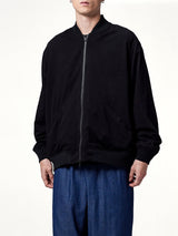 Non Down Reversible "Ska" Jacket in Black/Off White