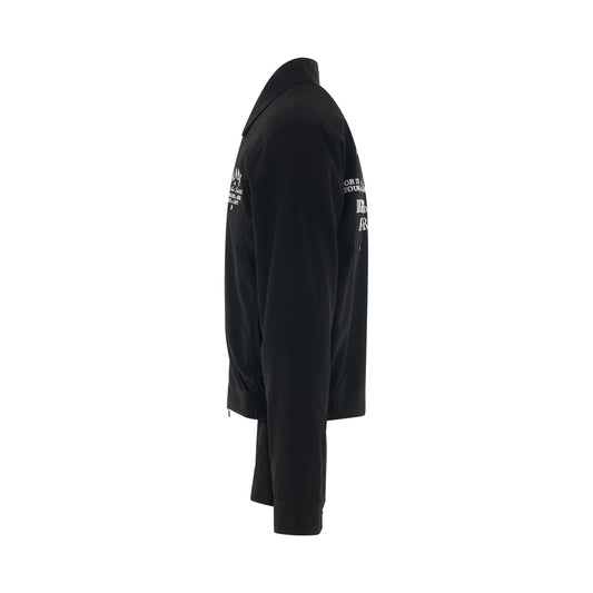 Amiri Arts District Blouson Jacket in Black