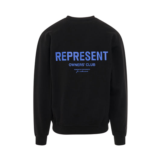 Represent Owners Club Sweatshirt in Black