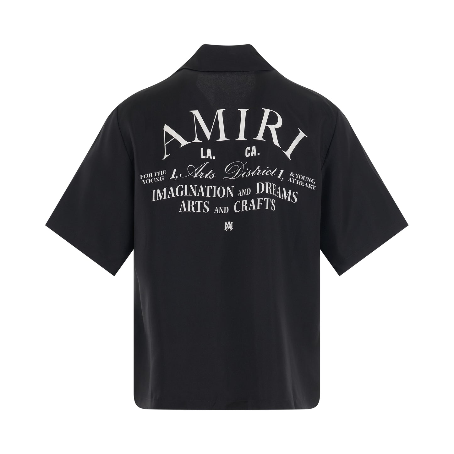 Amiri Arts District Silk Shirt in Black