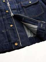 Sacai x Levi's Mens Denim Blouson in Indigo