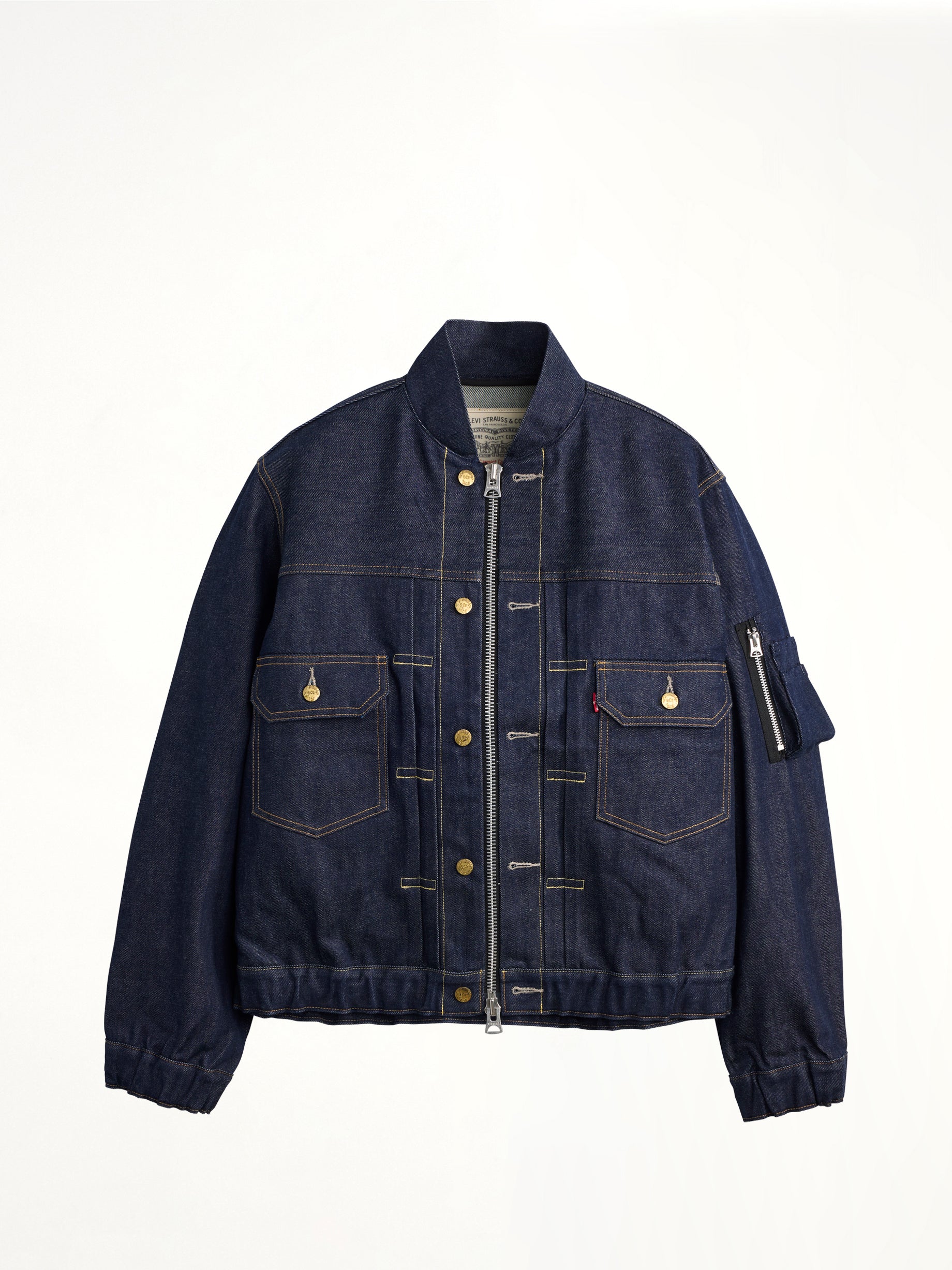 Sacai x Levi's Mens Denim Blouson in Indigo