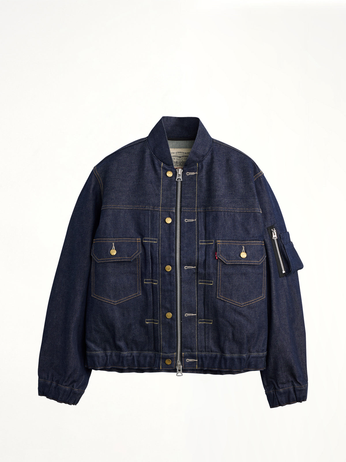 Sacai x Levi's Mens Denim Blouson in Indigo