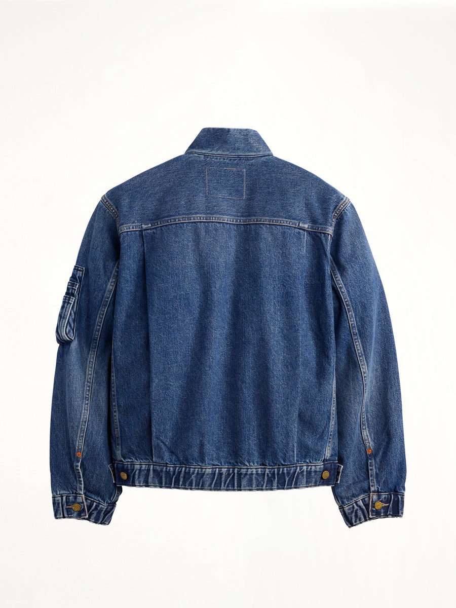 Sacai x Levi's Mens Denim Blouson in Blue