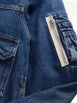 Sacai x Levi's Mens Denim Blouson in Blue
