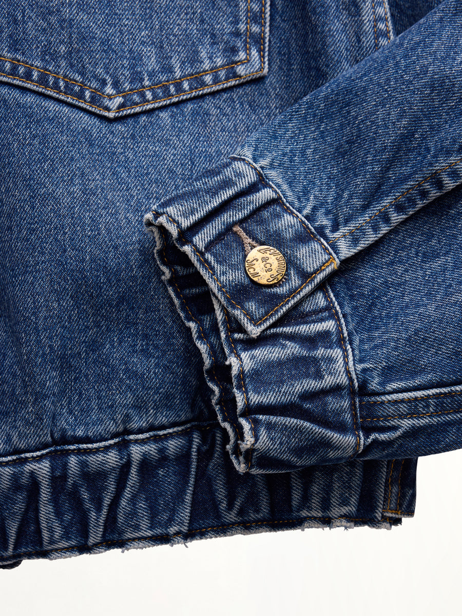 Sacai x Levi's Mens Denim Blouson in Blue