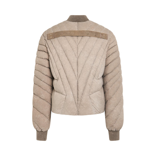 Moncler x Rick Owens Radiance Flight Jacket in Dirt