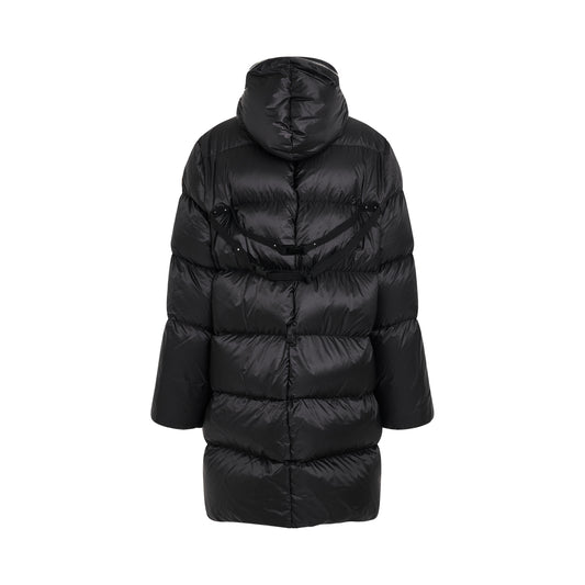 Moncler x Rick Owens Gimp Coat in Black