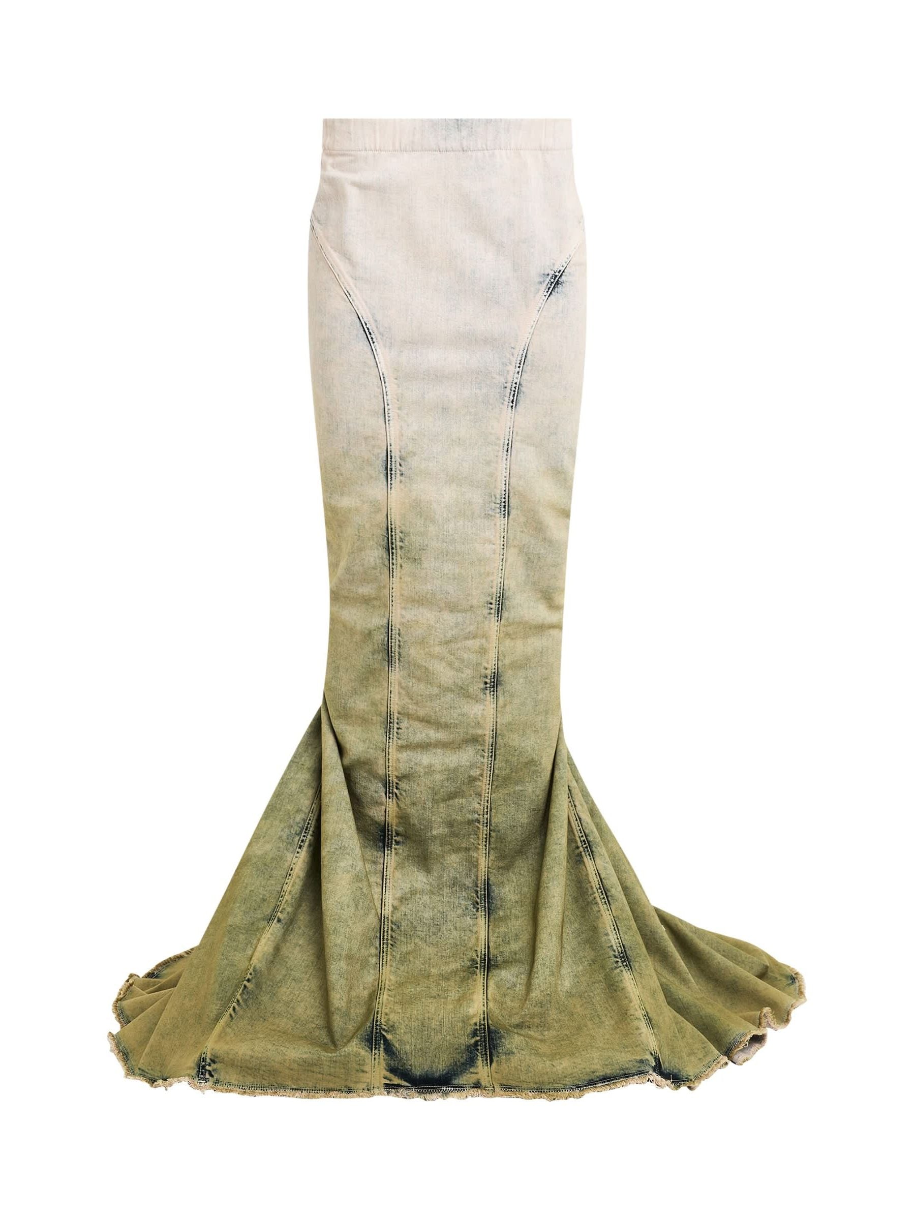Moncler x Rick Owens AL Skirts in Acid Degrade