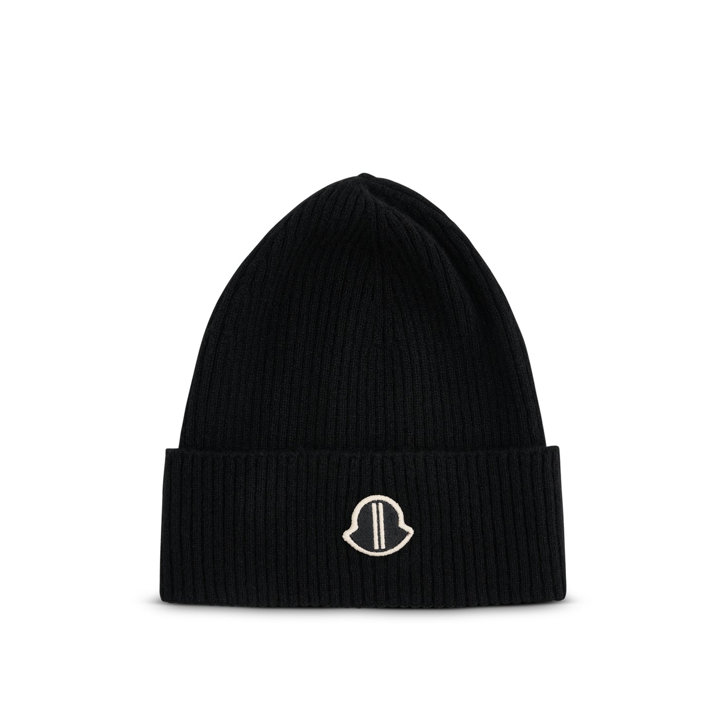 Moncler x Rick Owens Beanie Knit Hat in Black