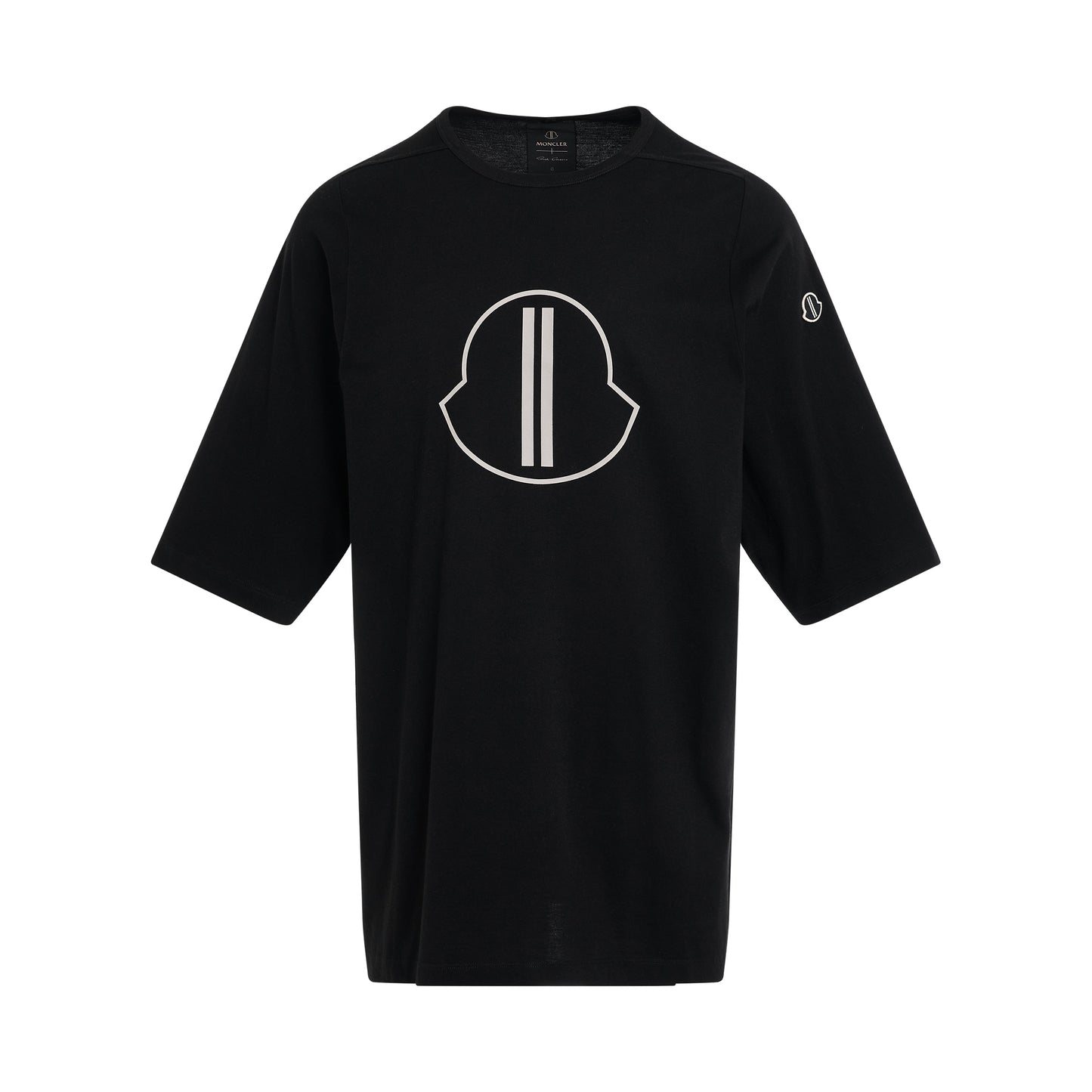 Moncler x Rick Owens Level T Short Sleeve T-Shirt in Black