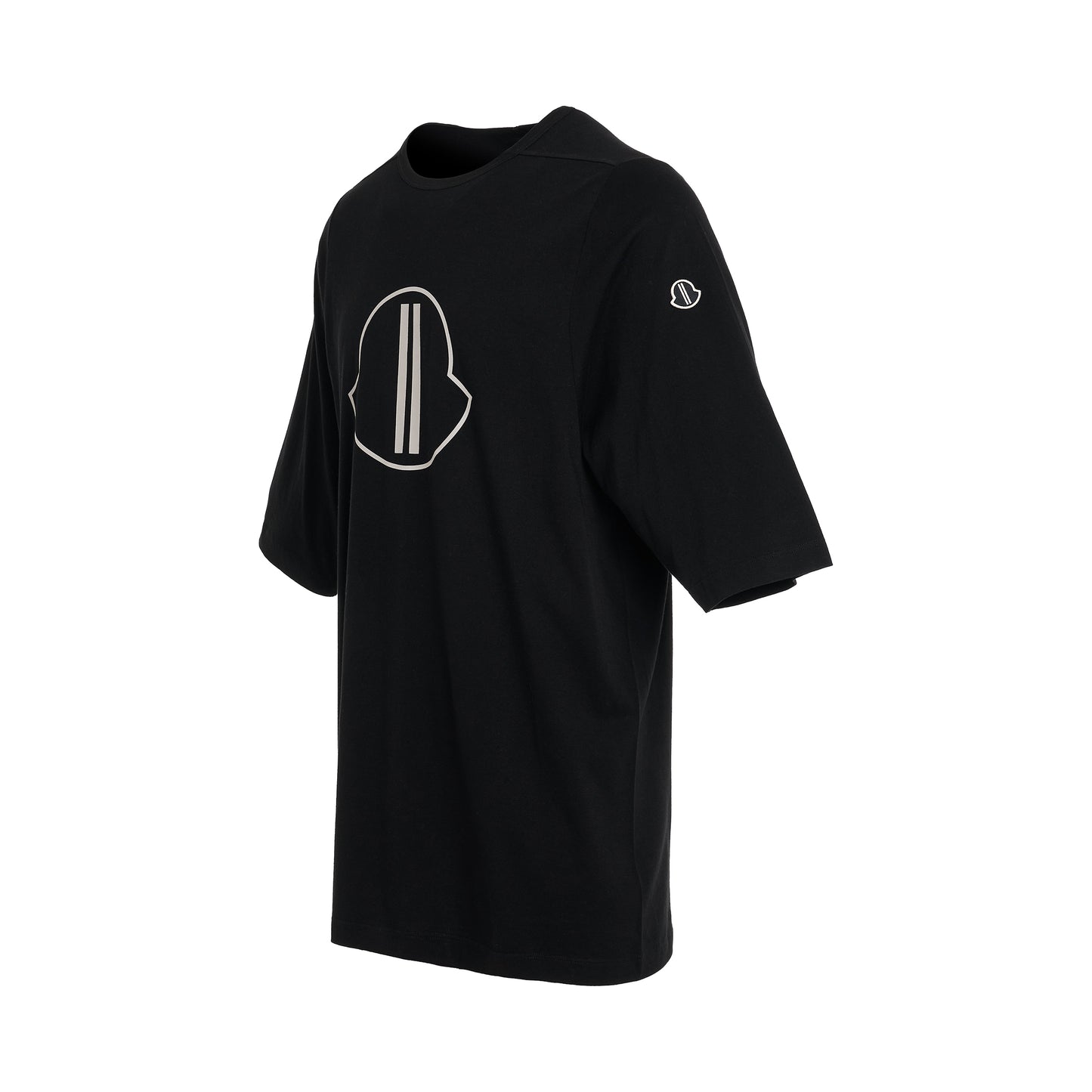 Moncler x Rick Owens Level T Short Sleeve T-Shirt in Black