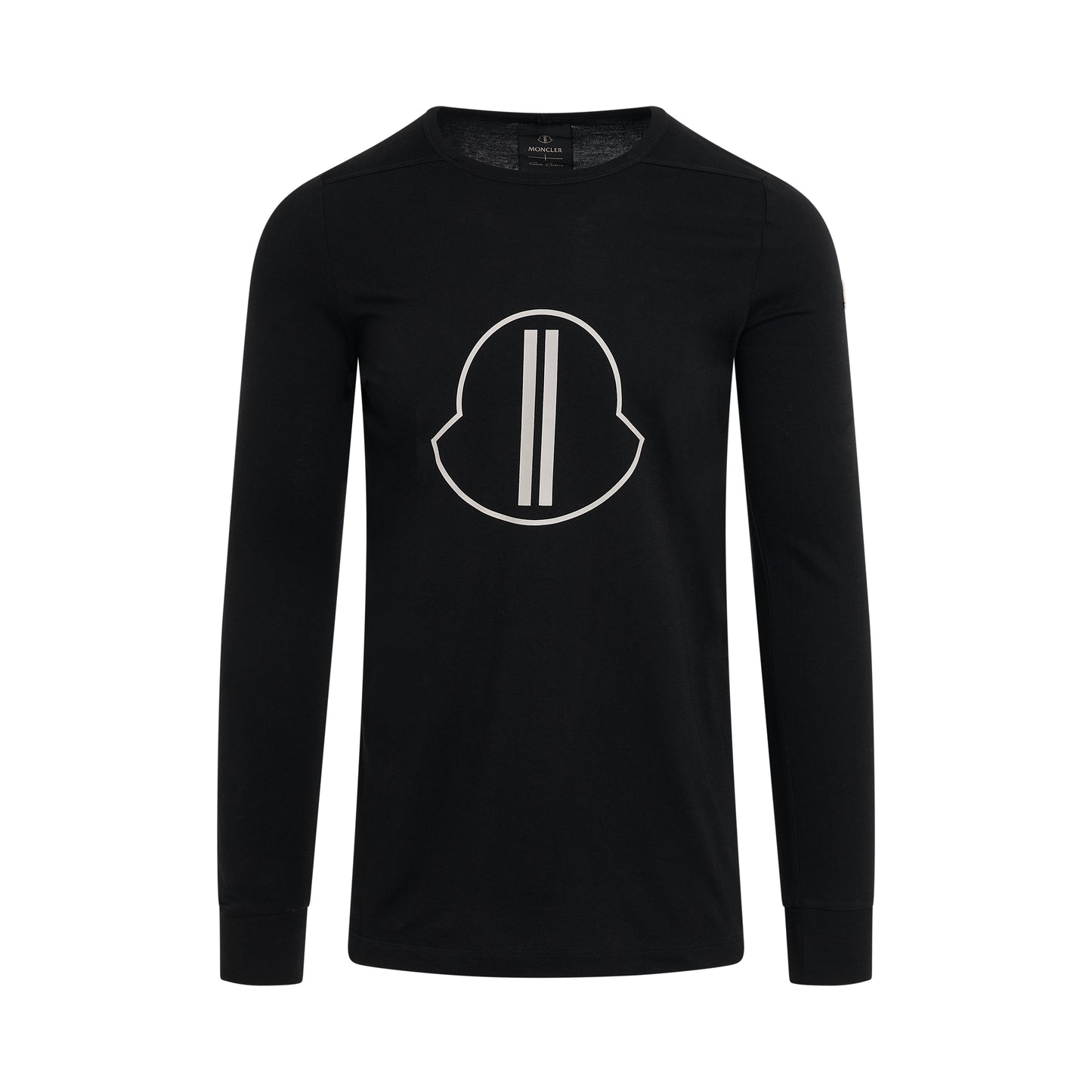 Moncler x Rick Owens Level T Long Sleeve T-Shirt in Black