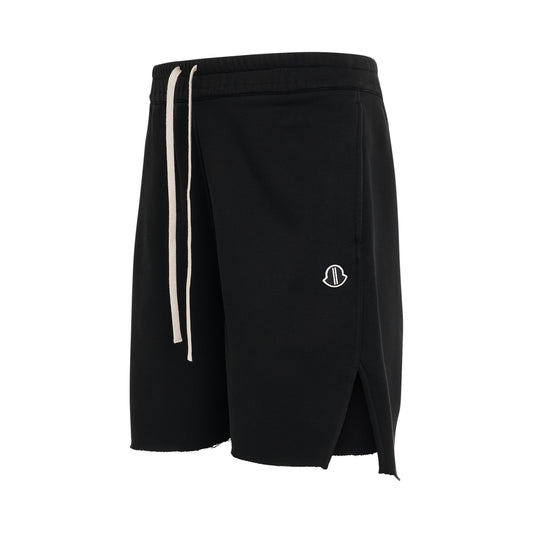 Moncler x Rick Owens Long Boxers Shorts in Black