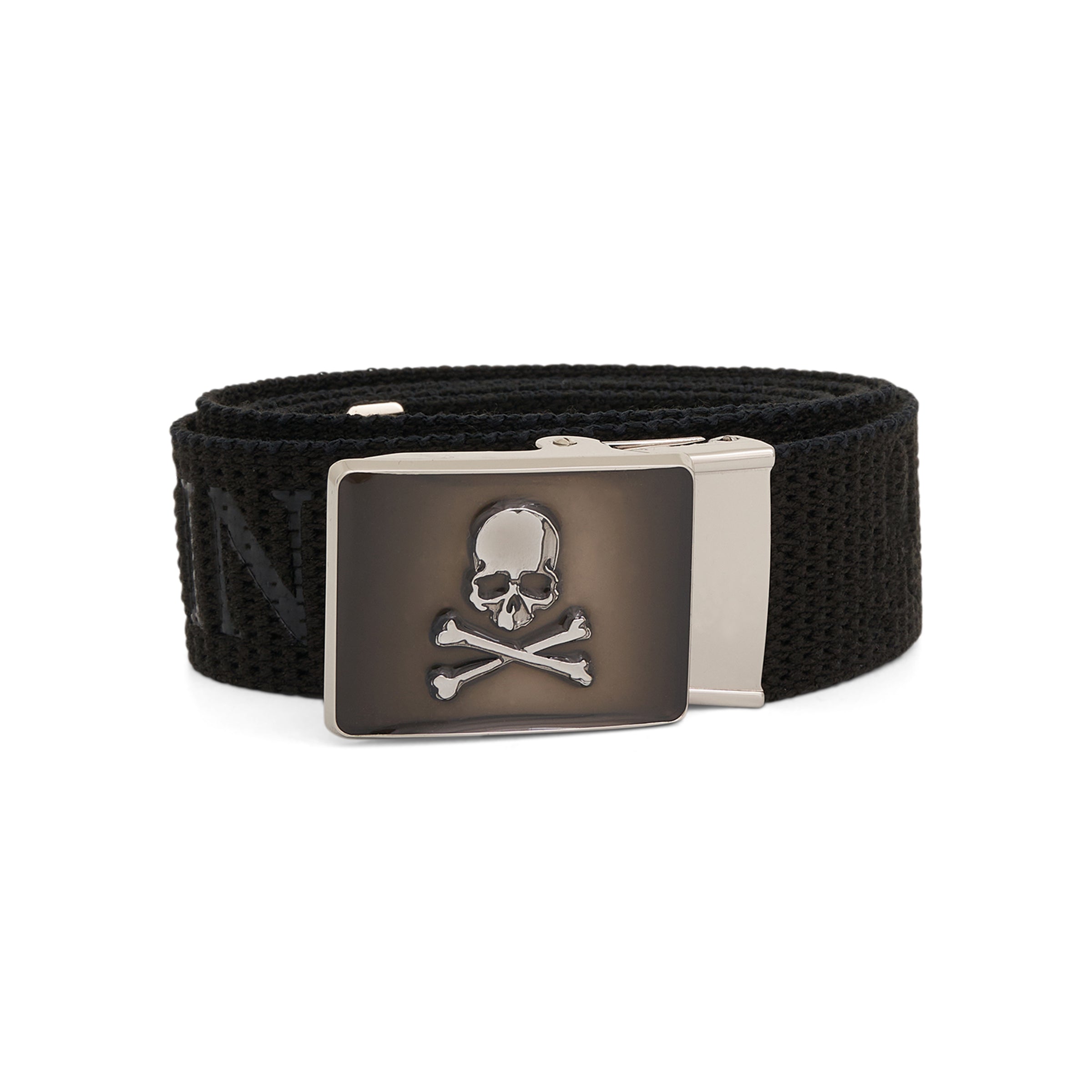 Logo Tape Belt in Black