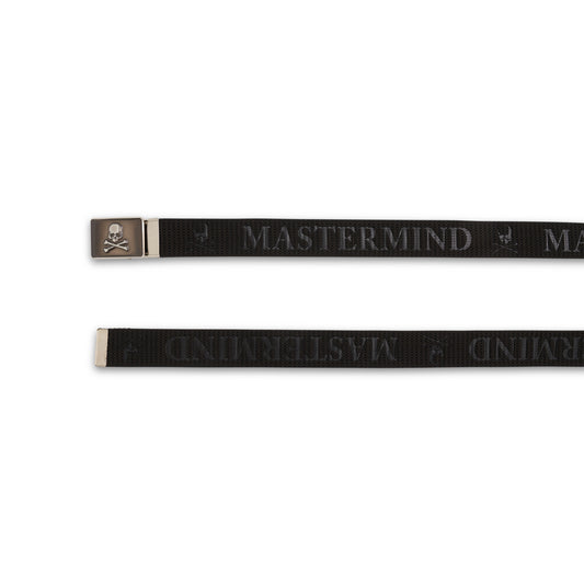 Logo Tape Belt in Black