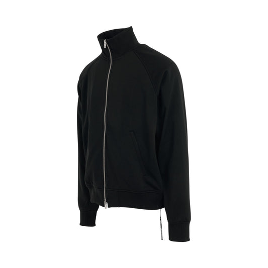 Skull Track Jacket in Black